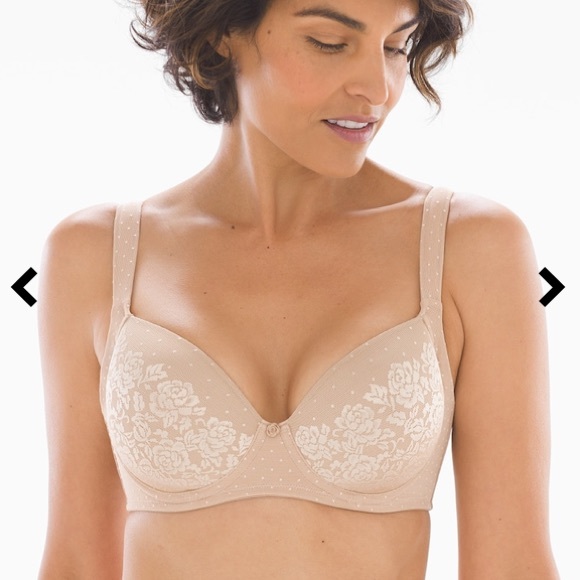 Soma Other - Soma Nude Lace Full Coverage Support Bra